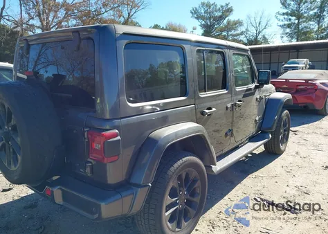 2021 Jeep Wrangler Unlimited High Altitude 4X4 из США, поврежденный, VIN 1C4HJXEGXMW665490